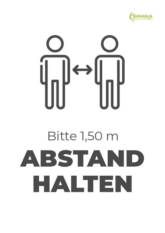 Bitte 1,50 Meter Abstand halten